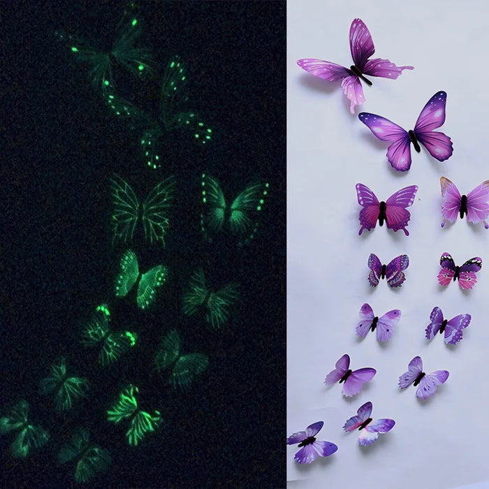 Mariposas 3D Luminosas – Decoración mágica para tu hogar