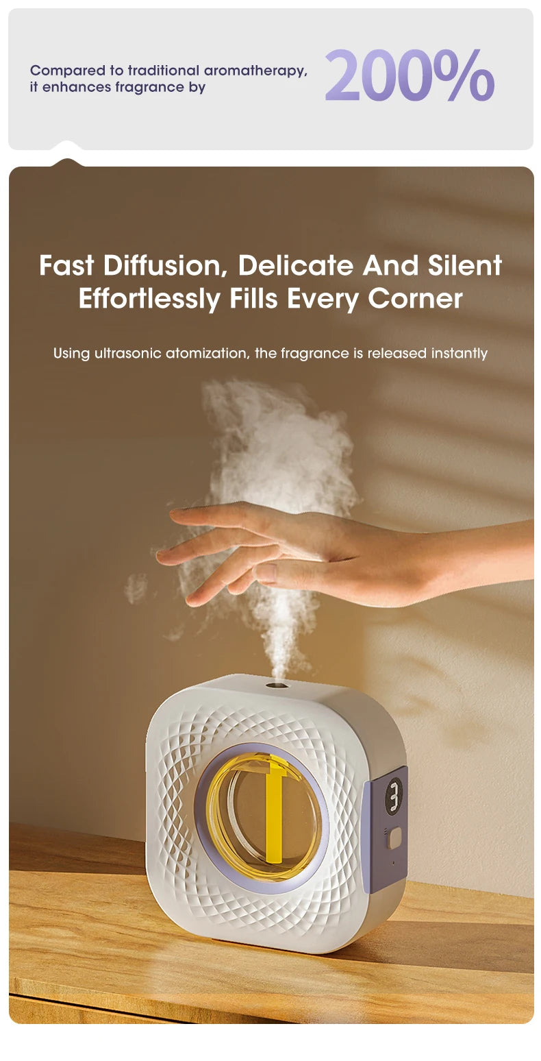 Difusor 2 en 1 – Aromaterapia & Luz Ambiental