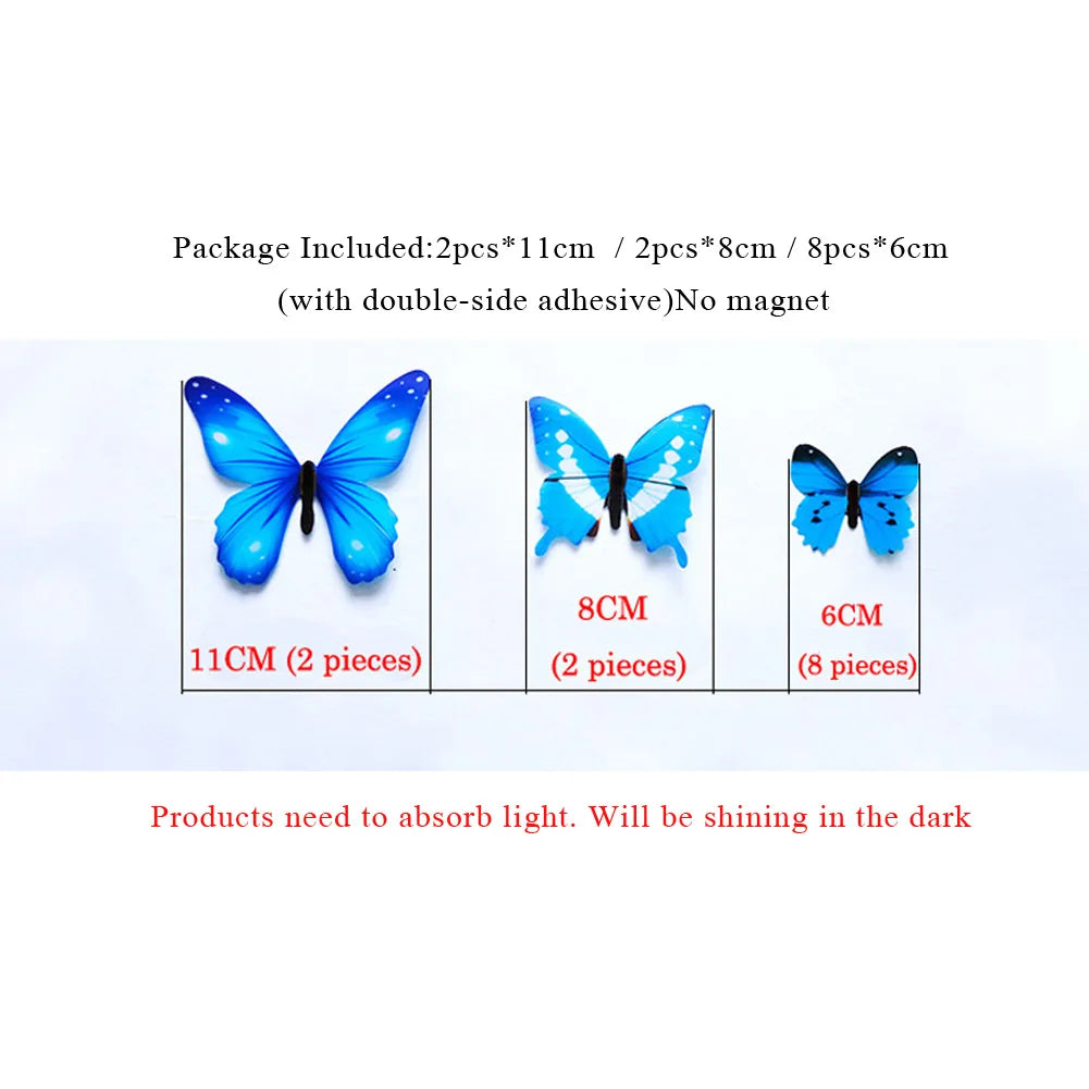 Mariposas 3D Luminosas – Decoración mágica para tu hogar
