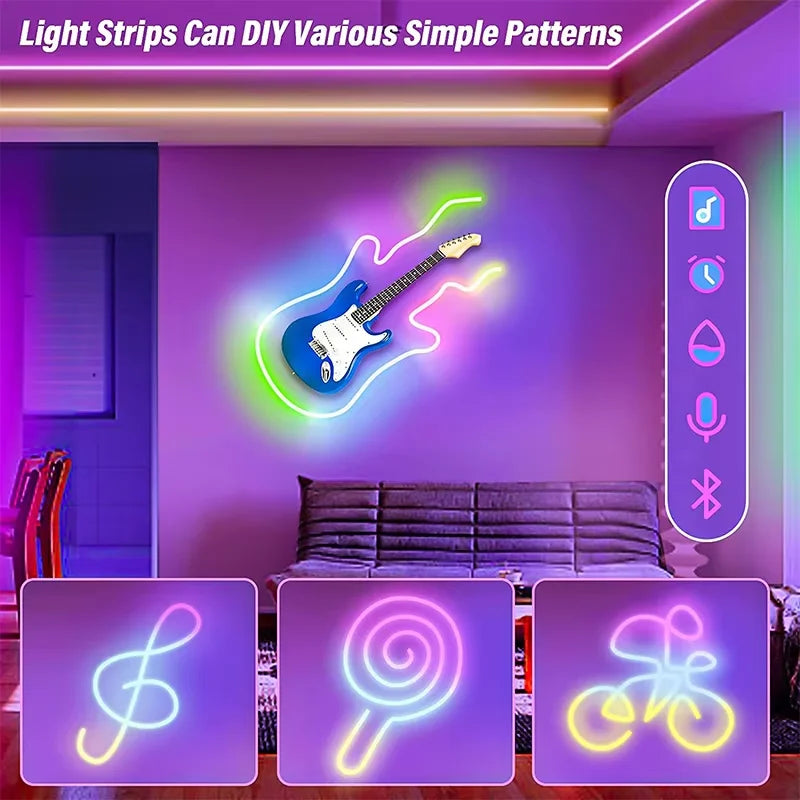 Tira LED RGBIC Neon – ¡Iluminación que cobra vida!